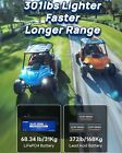 36v 100ah Golf Cart Lithium Battery Bluetooth App   Lcd Monitor Deep Cycle Bms