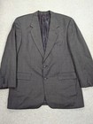 Suit Mens 46l 38x30 Brown Wool Vintage 2 Piece Jacket Pants Super 100s Italy 46