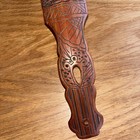 Antique   Vintage Chinese Page Turner Hand Carved Beautiful Wooden Large Rare