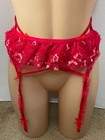 For Love   Lemons Evie Garter Belt Strappy Sheer Double Mesh Floral 2022 Boned