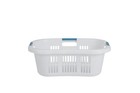 Rubbermaid Large Hip-hugger Laundry Basket hamper  1 5-bushel  White  Stackab   