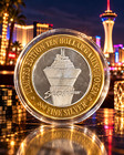 1996 Stratosphere Las Vegas  10 Silver Strike      999 Fine Silver
