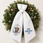 Wreath Sash Custom Pet Portrait Front Door Housewarming Gift