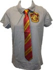 Harry Potter Gryffindor Womens Halloween Costume Size M-2xl Polo Shirt Cape Tie