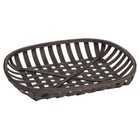 Hubert   Tobacco Basket Oval Chip Wood- 28 1 2 l X 25 1 2 w X 4 h