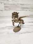Vintage Solid Brass Pegasus Flying Horse Figurine 6 5  Tall