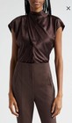 Veronica Beard Leilany Tie Neck Silk Top Size 12 Nwt