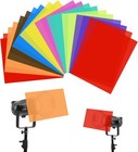 20 Pack Photographic Gels Filter Color Correction Gel Light Filter  Transparent