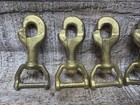 Vintage Brass 3    Swivel Snap Hook Lot Of  5  West Germany
