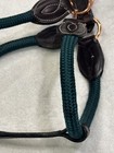 Henri De Rivel Leather Rope Halter Horse Hunter Green 