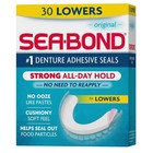 Secure Denture Adhesive Seals   Lowers  Zinc-free  All-day-hold  Mess-free  3   