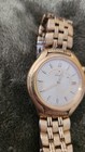 Seiko Kinetic Watch For Men Gold With White Face Automatic