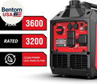 3600-watt Portable Inverter Generator  Quiet  30 Amp For Rv  Home Use