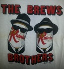 Original Rainier Beer Brews Brothers Blues Brothers Tribute T-shirt L