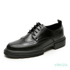 Men s Business Brogue Leather Shoes Cap Toe Dress Lace Up Casual Formal Wing Tip