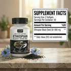 Ethiopian Black Seed Oil Softgels  4 64  Thymoquinone   Non-gmo  Gluten-free 60 