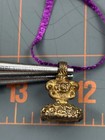 9k Rose Gold Citrine Intaglio Victorian Stamp Or Seal