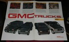 1991 Gmc Truck Full Line Sales Foldout Brochure Jimmy Sierra Sonoma Cargo Vans