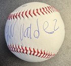 Esmerlyn Valdez Full Name Autograph Rawlings Official League Baseball Pirates