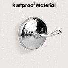 Polished Chrome Towel Hooks Antique  2 Pack Coat Robe Hook Heavy Duty Bathroo   