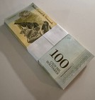 25 X Venezuela 100000 Bolivares  2017 Unc W coa  100 000 