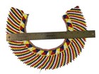 Huichol Hand Beaded Necklace Multicolor Statement Piece Collar Fashion Wear
