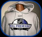 Vintage 2011 Nhl Reebok Premier Hooded Sweatshirt Adult Large New Without Tags