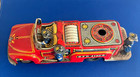 Vintage Nomura T n  Tin Litho Friction Fire Truck F d  4108 Japan Toy