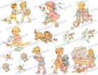 Vintage Image Nursery Baby Infant Waterslide Decals Bab646 8 Different Images 