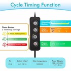 Hygger 30w Led Aquarium Marine Light Full Spectrum  3 Light Color  6 9 12h Timer