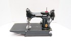 Vintage 1933 Singer Featherweight Sewing Machine 221 W case   Peddle School Bell