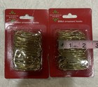 400 Christmas Gold Ornament Hooks Tree Hangers  Wire Large  2 Inches Long New