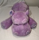 Rare 28    Aurora Jumbo Purple Limited Edition And Retired Vintage Hippopotamus