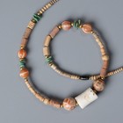 Ancient Mixed Bead With Ancient Faience Glazed Old Beads Necklace