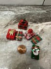Dollhouse Miniature Christmas Plaid Gift Box Set Of 6 Multicolor 1 12 Scale
