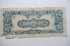 1950 Korean War Banknote 1000 Won -  536  Republic Of Korea  - Free Shipping 
