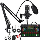 Podcast Equipment Bundle 48v Condenser Microphone Bundle W m300 Voice Changer Us