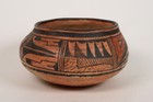 Hopi Polychrome Pottery Jar With Early Fred Harvey Sticker