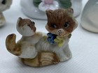 Vintage Porcelain ceramic Cat Figurines Lot Of 4 Made In Japan