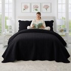 Luxury Quilted Bedspread Set Soft Reversible Quilt Bedding Sets Twin Queen King