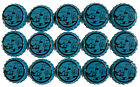 100 Blue Heads Home Brew Beer Bottle Crown Caps Easter Island Tiki Bar Decor