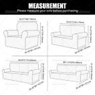 1 2 3 Seater Slipcover Solid Color Sofa Covers Stretch Couch Furniture Protector