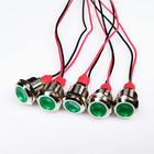 5pcs 12mm Led Metal Indicator Light Ac dc 12-24v Waterproof Signal Lamp Pilot Da