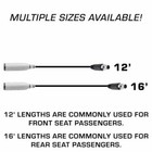 Rugged Radios For Stx Stereo Straight Cable To Intercom  select Length  12 Feet