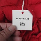 Sandy Liang Little Beast Dog Winter Coat Small Red Puffer Jacket Warm Pet Nwt