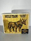 Mule Team Craft Master  old West  Vintage Wooden Model Kit Unbuilt New Open Box