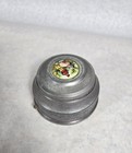 Vintage Metal Round Vanity Powder Puff Music Trinket Box Victorian 4 25  Works