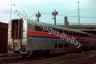 Amtrak Superliner 32052 Sleeping Car Passenger Car Chicago 2 Color Negative 1977