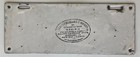 1910 Massachusetts  Porcelain Enamel License Plate Vintage Man Cave Dad s Garage