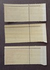 Us Stamps Mint Og Nh C42 C43 C44 Upu Plate Number Singles  Great Centering